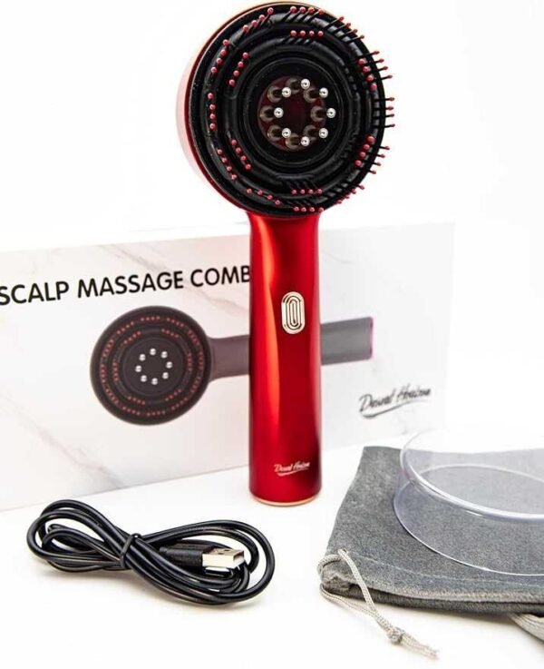 Scalp Massage Brush with Oil Applicator - Image 2